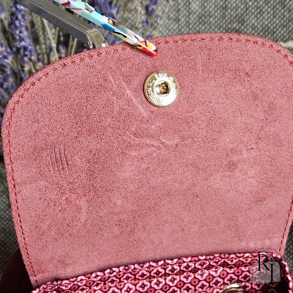 #21 Longchamp Le Pliage Dandy Backpack Geometric Print – Red/Fig - Picture 8 of 15